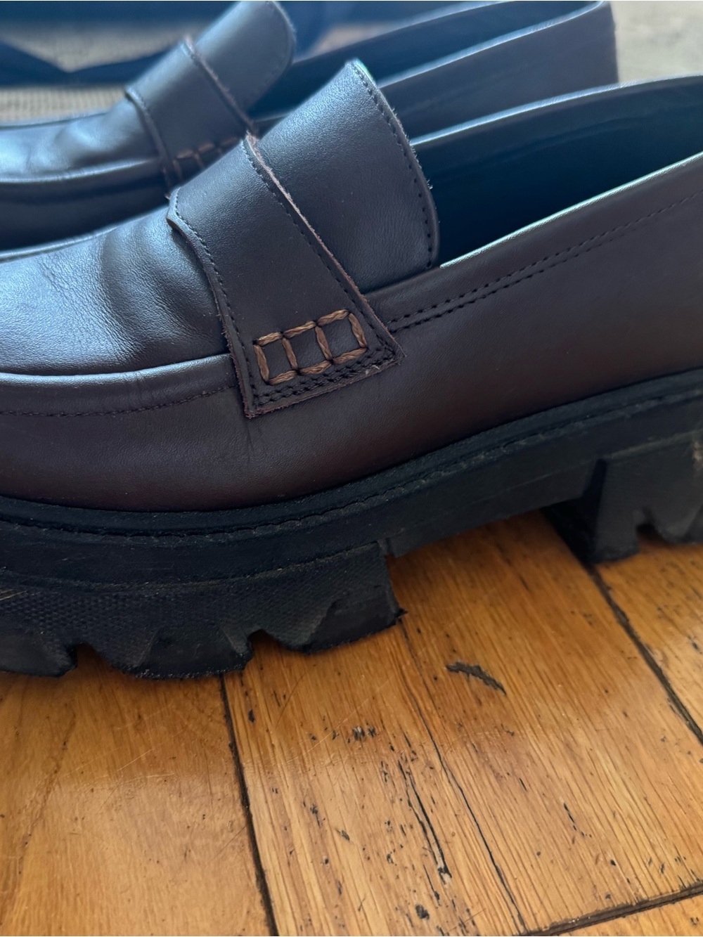 ALOHAS Brown/Black Trailblazer Loafers - Picture 4 of 5